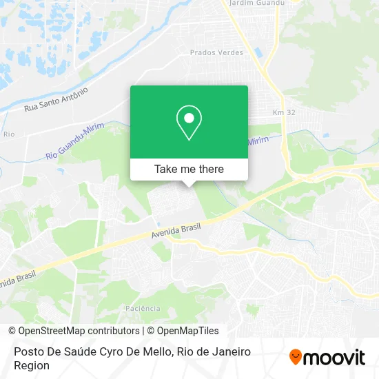 Posto De Saúde Cyro De Mello map
