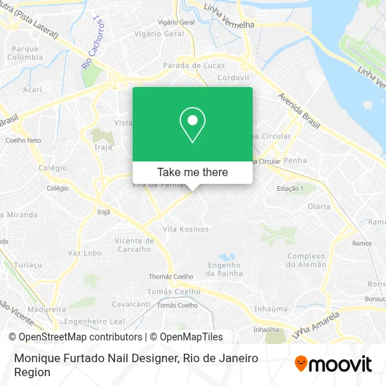 Monique Furtado Nail Designer map
