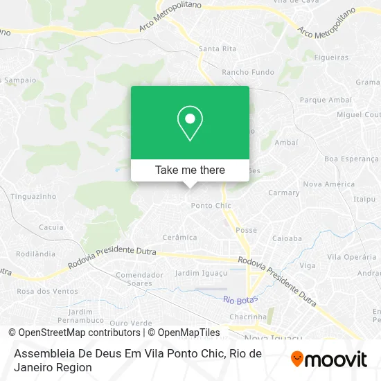 Assembleia De Deus Em Vila Ponto Chic map
