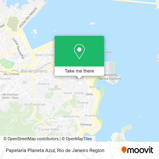 Papelaria Planeta Azul map