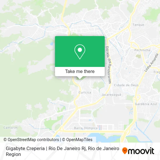 Gigabyte Creperia | Rio De Janeiro Rj map