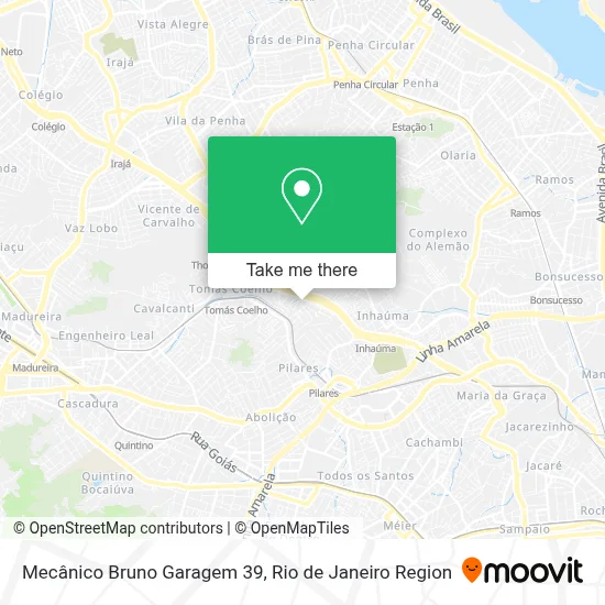 Mecânico Bruno Garagem 39 map