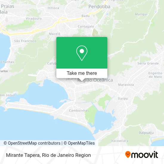 Mirante Tapera map