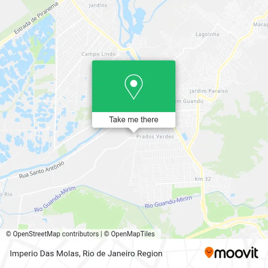 Imperio Das Molas map