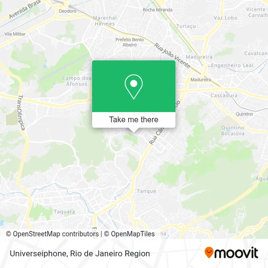 Universeiphone map