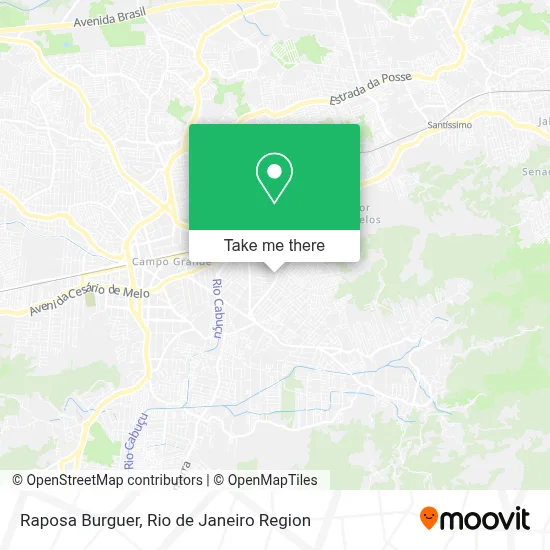Raposa Burguer map