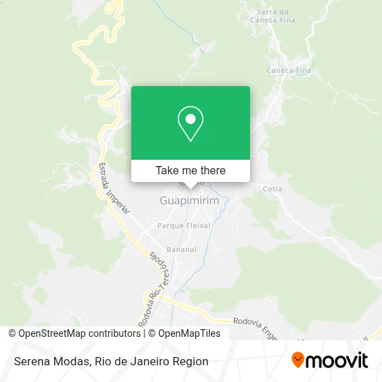 Serena Modas map