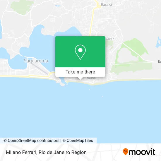 Milano Ferrari map
