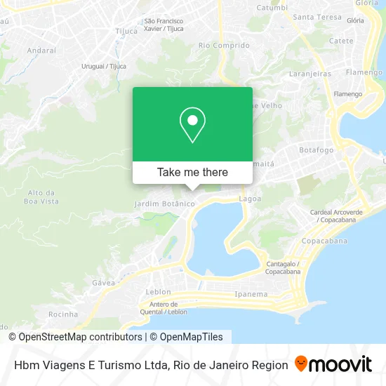 Hbm Viagens E Turismo Ltda map