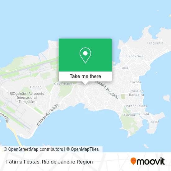 Fátima Festas map