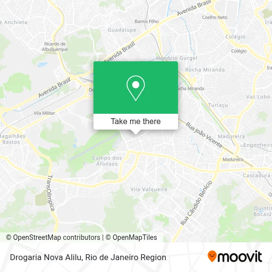 Drogaria Nova Alilu map