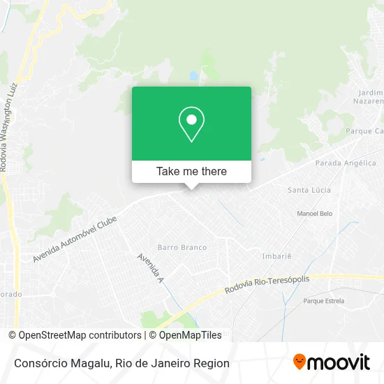 Consórcio Magalu map