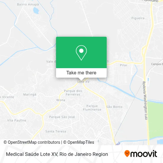Medical Saúde Lote XV map