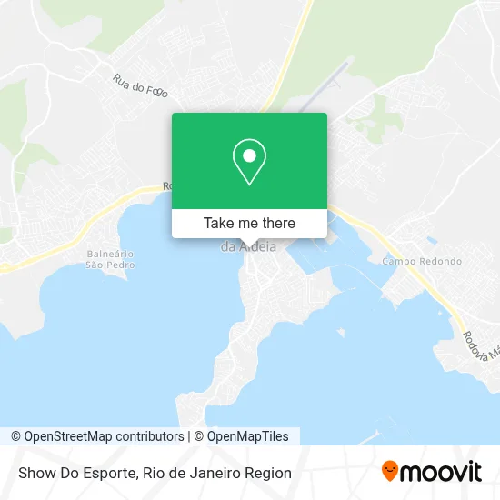 Show Do Esporte map