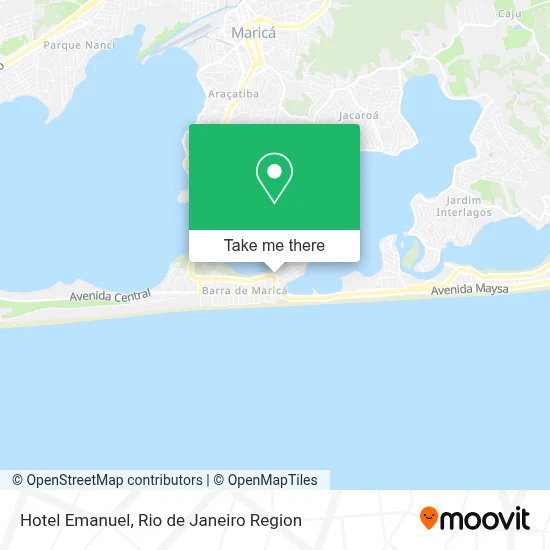 Hotel Emanuel map