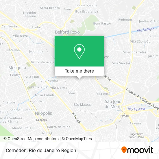 Ceméden map