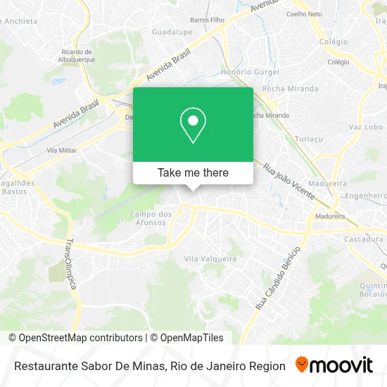 Restaurante Sabor De Minas map