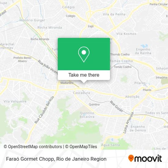 Faraó Gormet Chopp map