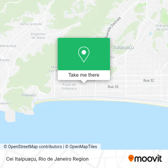 Cei Itaipuaçu map