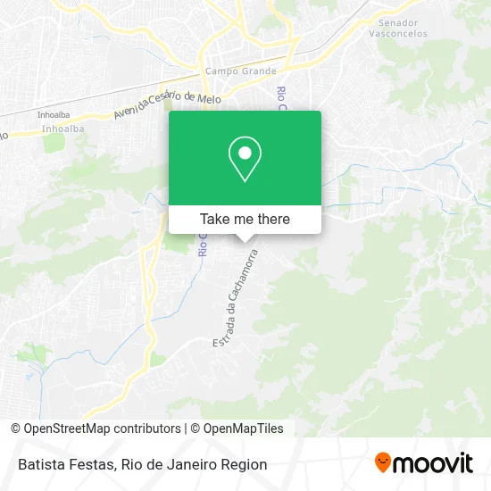 Batista Festas map