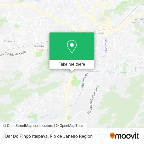 Bar Do Pingo Itaipava map