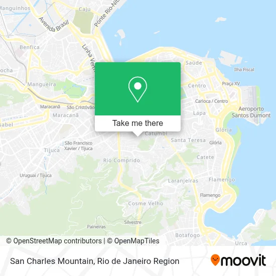 San Charles Mountain map