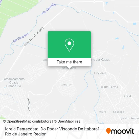 Igreja Pentecostal Do Poder Visconde De Itaboraí map