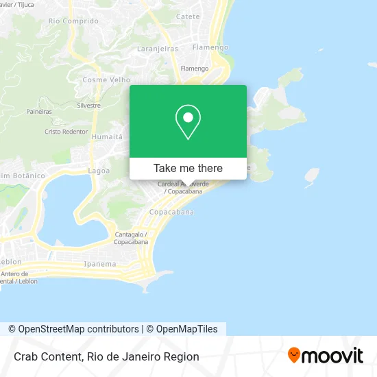 Crab Content map