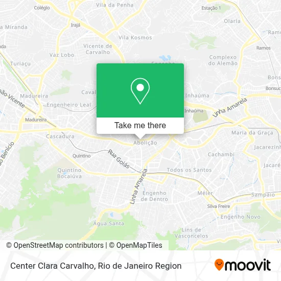 Center Clara Carvalho map