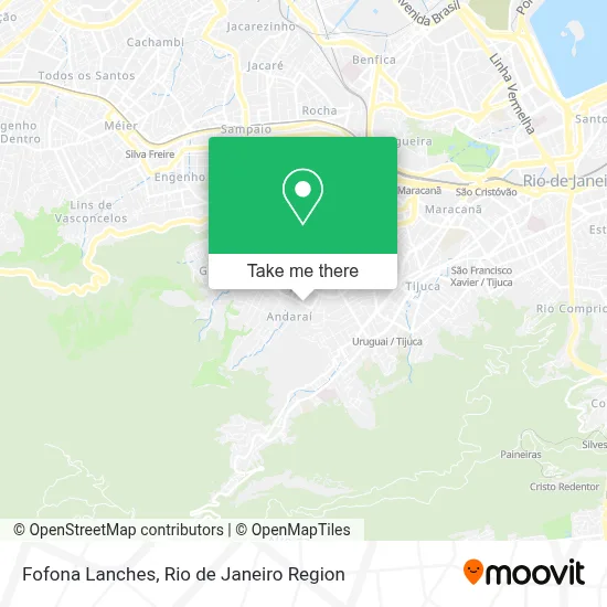 Fofona Lanches map