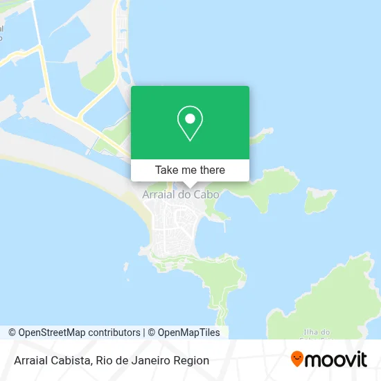 Arraial Cabista map