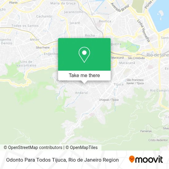 Odonto Para Todos Tijuca map