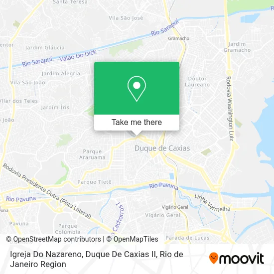 Igreja Do Nazareno, Duque De Caxias II map