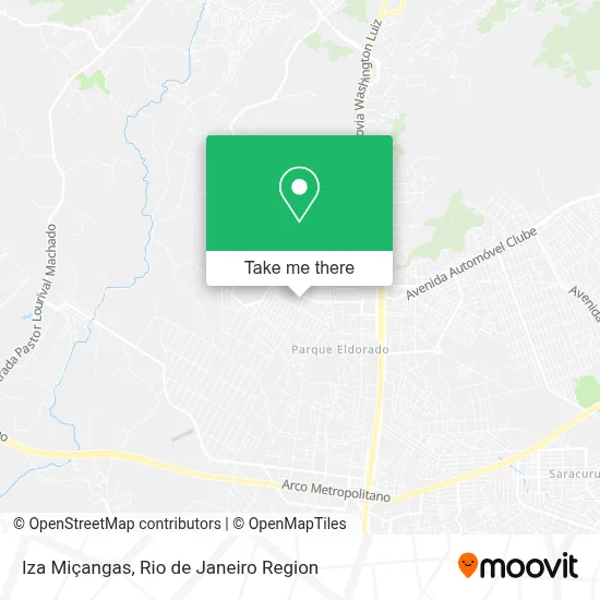 Iza Miçangas map