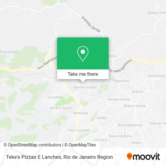 Teke's Pizzas E Lanches map