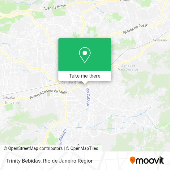 Trinity Bebidas map