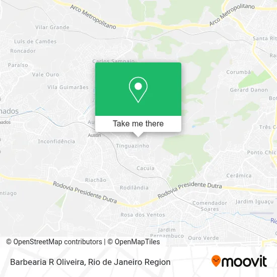 Barbearia R Oliveira map