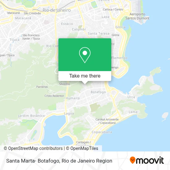 Santa Marta- Botafogo map