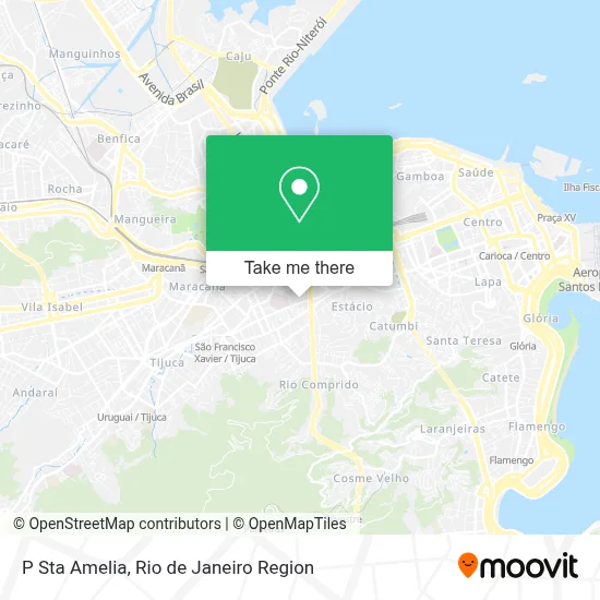 P Sta Amelia map