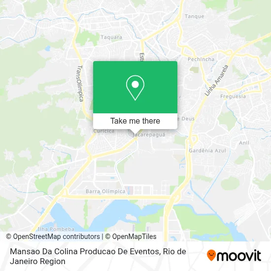 Mansao Da Colina Producao De Eventos map