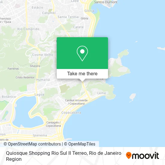 Quiosque Shopping Rio Sul II Terreo map