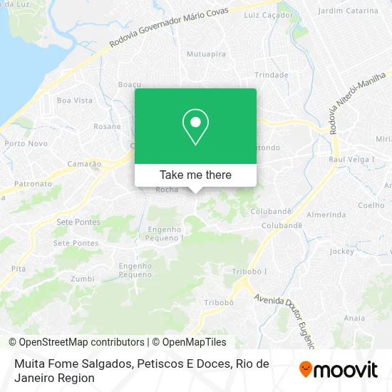 Muita Fome Salgados, Petiscos E Doces map