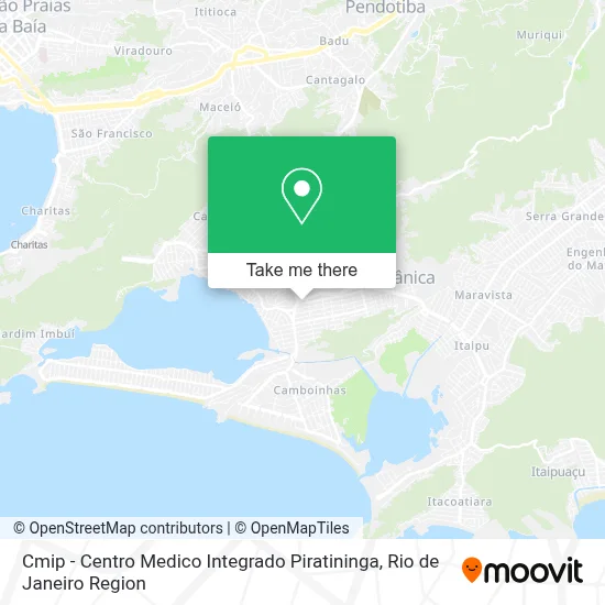 Cmip - Centro Medico Integrado Piratininga map