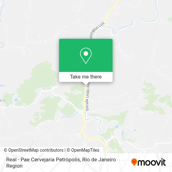 Real - Pae Cervejaria Petrópolis map