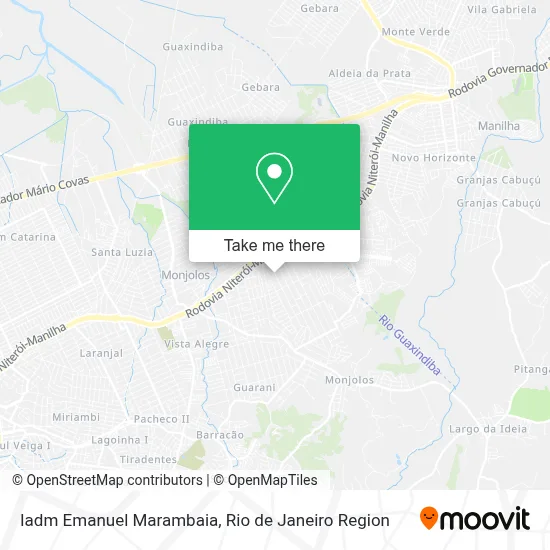 Iadm Emanuel Marambaia map