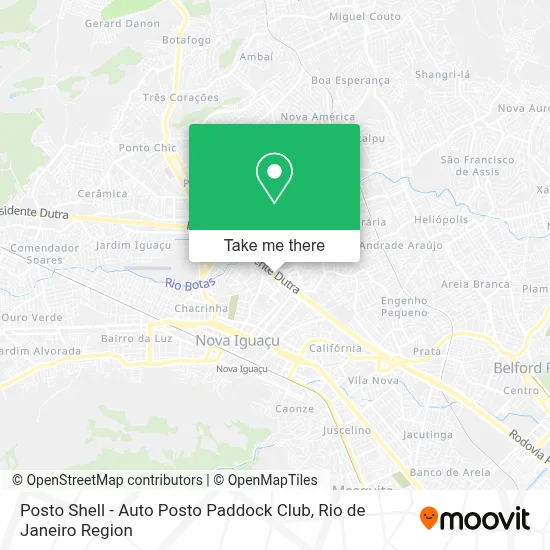 Posto Shell - Auto Posto Paddock Club map