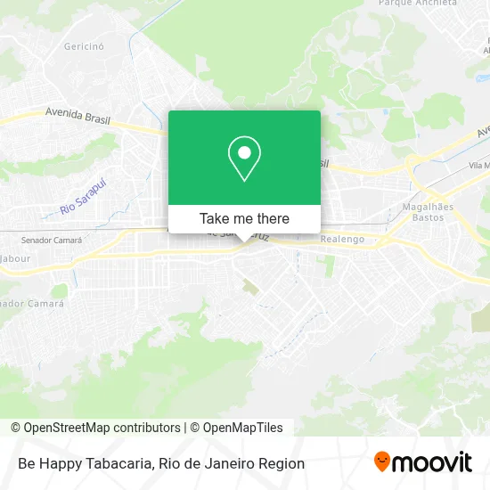 Be Happy Tabacaria map