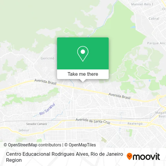 Centro Educacional Rodrigues Alves map
