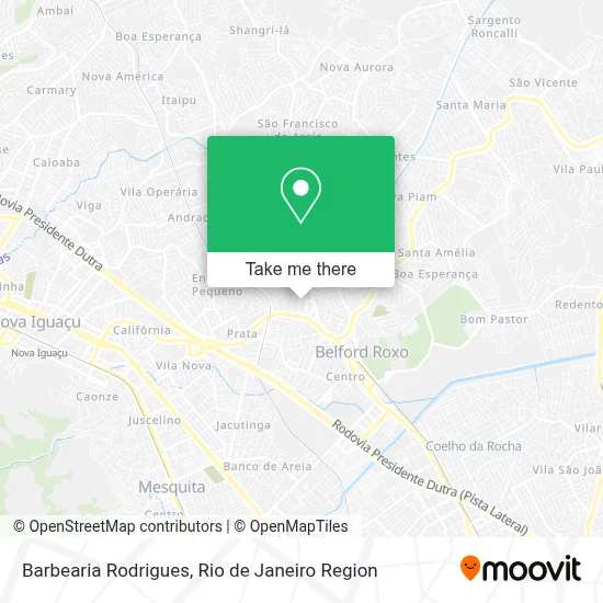 Barbearia Rodrigues map