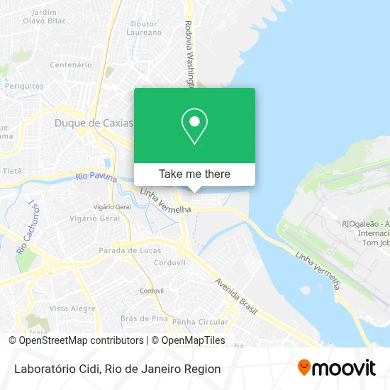 Laboratório Cidi map